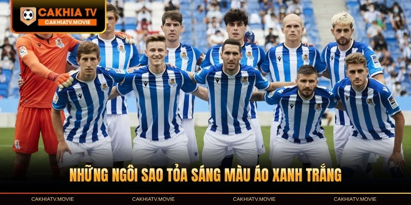 Những ngôi sao tỏa sáng màu áo xanh trắng